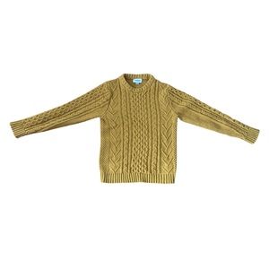 Goodfellow and co. mustard knit sweater crewneck